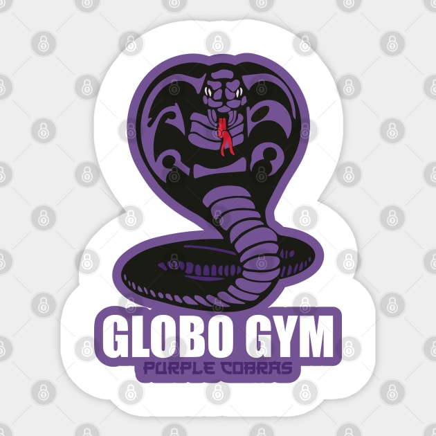 Globo Gym Purple Cobras - logo Sticker by Geminiguys